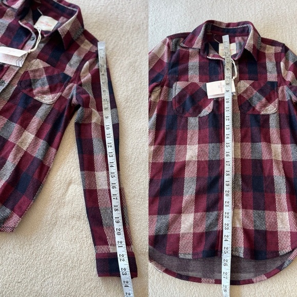NWT Casa Cabana Sienna Plaid Shirt XS - Picture 10 of 13